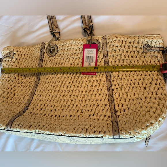 Vince Camuto Rafia Straw Large Bag (Tote) Shoulder Bag Faria Tote NWT - Picture 5 of 12